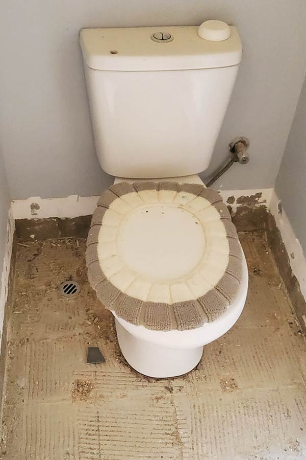 replace old toilet renovations